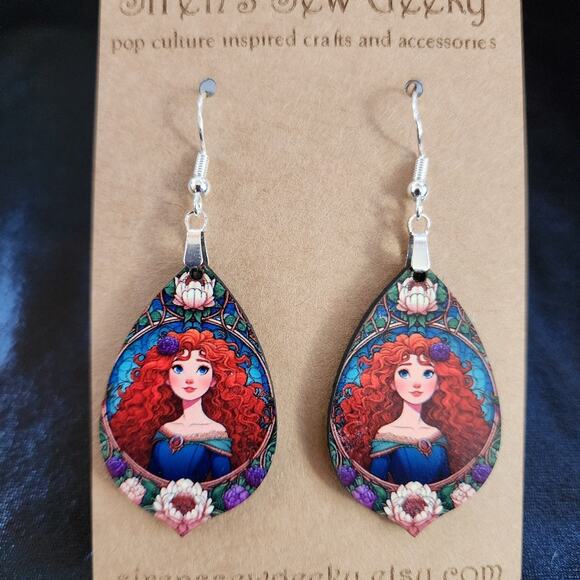 Princess Merida Earrings - Picture 2 of 4